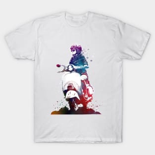 Motor scooter sport art T-Shirt